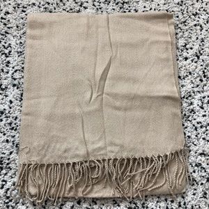 Beige oversized Scarf